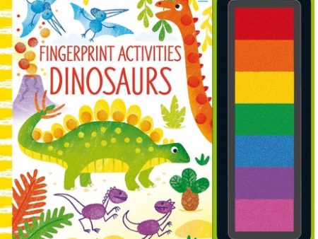 Fingerprint Activities Dinosaurs [With Paint] Online Hot Sale