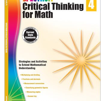 Spectrum Critical Thinking for Math, Grade 4: Volume 46 For Sale