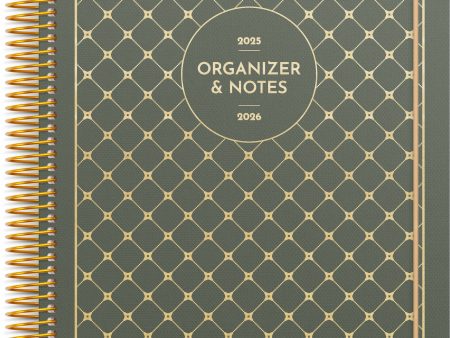 Organizer & Notes Vihreä 2025-2026 (lukuvuosikalenteri) For Cheap