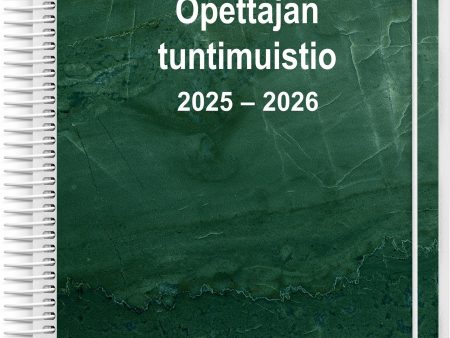 Opettajan tuntimuistio 2025-2026 (lukuvuosikalenteri) Online