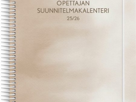 Opettajan suunnitelmakalenteri B5 2025-2026 (lukuvuosikalenteri) Fashion