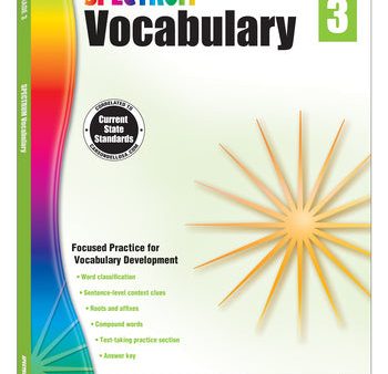 Spectrum Vocabulary, Grade 3: Volume 86 Online Sale