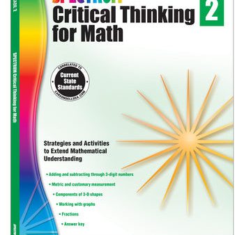 Spectrum Critical Thinking for Math, Grade 2: Volume 44 Hot on Sale