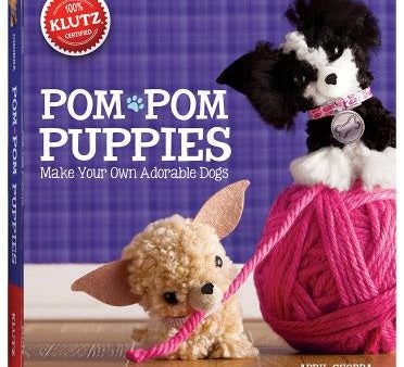 Pom-POM Puppies [With Felt, Yarn, Bead Eyes, Styling Comb, Mini POM-Poms and Glue] For Sale