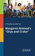 Study Guide for Margaret Atwood s  Oryx and Crake , A Online Sale