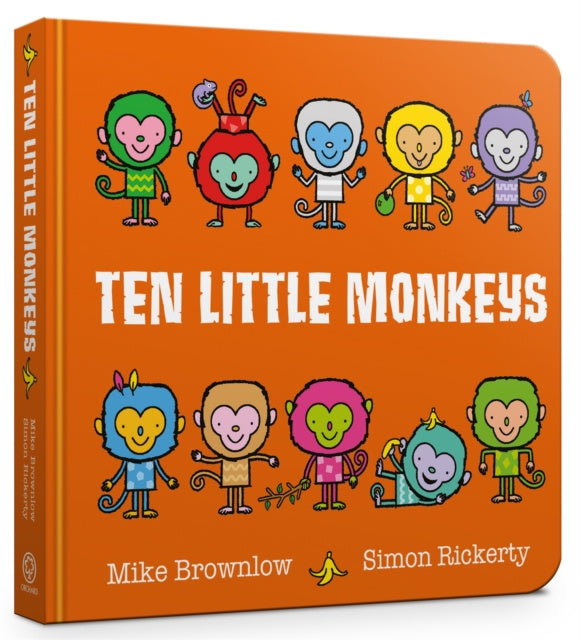 Ten Little Monkeys Board Book Discount