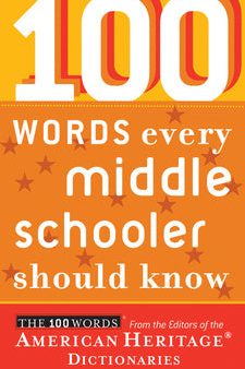 100 Words Every Middle Schooler Should Know For Discount