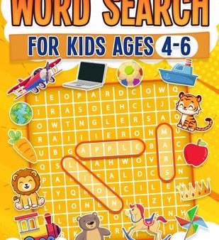 Word Search For Kids Ages 4-6 100 Fun Word Search Puzzles Kids Activity Book Large Print Paperback For Cheap