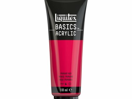 Akryyliväri 118ml 415 Primary Red Liquitex Basics Acrylic Online Sale