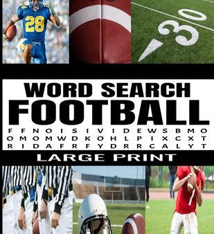 Word Search Football: Fun and Challenging Football Themed Puzzles - Extra Large Print - Full Page Puzzles - 78 Exciting Puzzles - Makes a Gr Online now