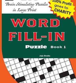 Word Fill-In Puzzle Book 1 Discount