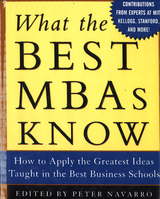 What The Best Mbas Know For Sale