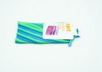 Zipit Bright Twister Pouch: Blue & Green Fashion