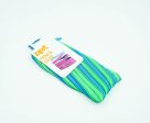 Zipit Bright Twister Pouch: Blue & Green Fashion