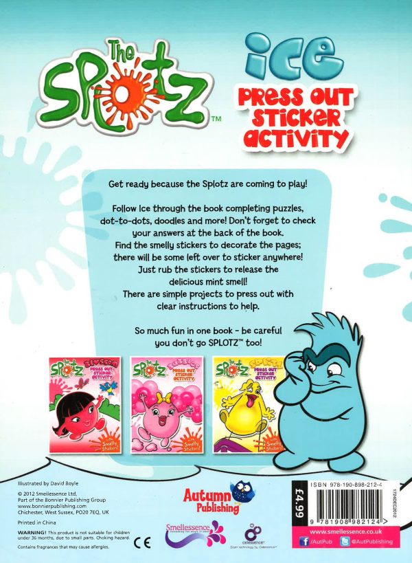 Ice Press Out Sticker Activity For Sale